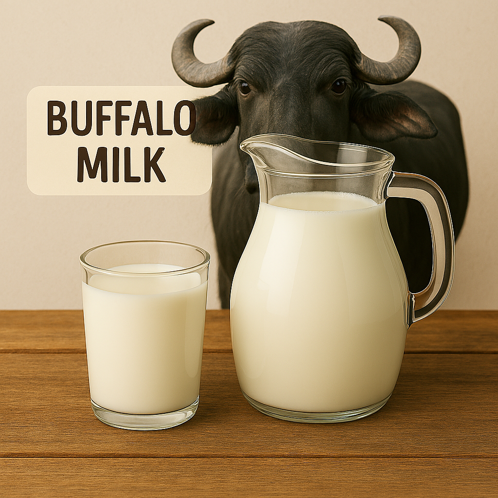 Buffalo Milk – Rich, Creamy, and Naturally Nutritious